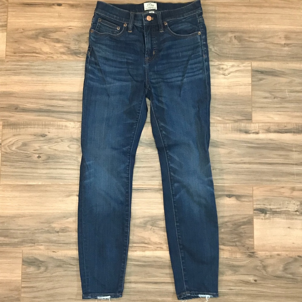 J.CREW Lookout High Rise Skinny Stretch Jeans 26P